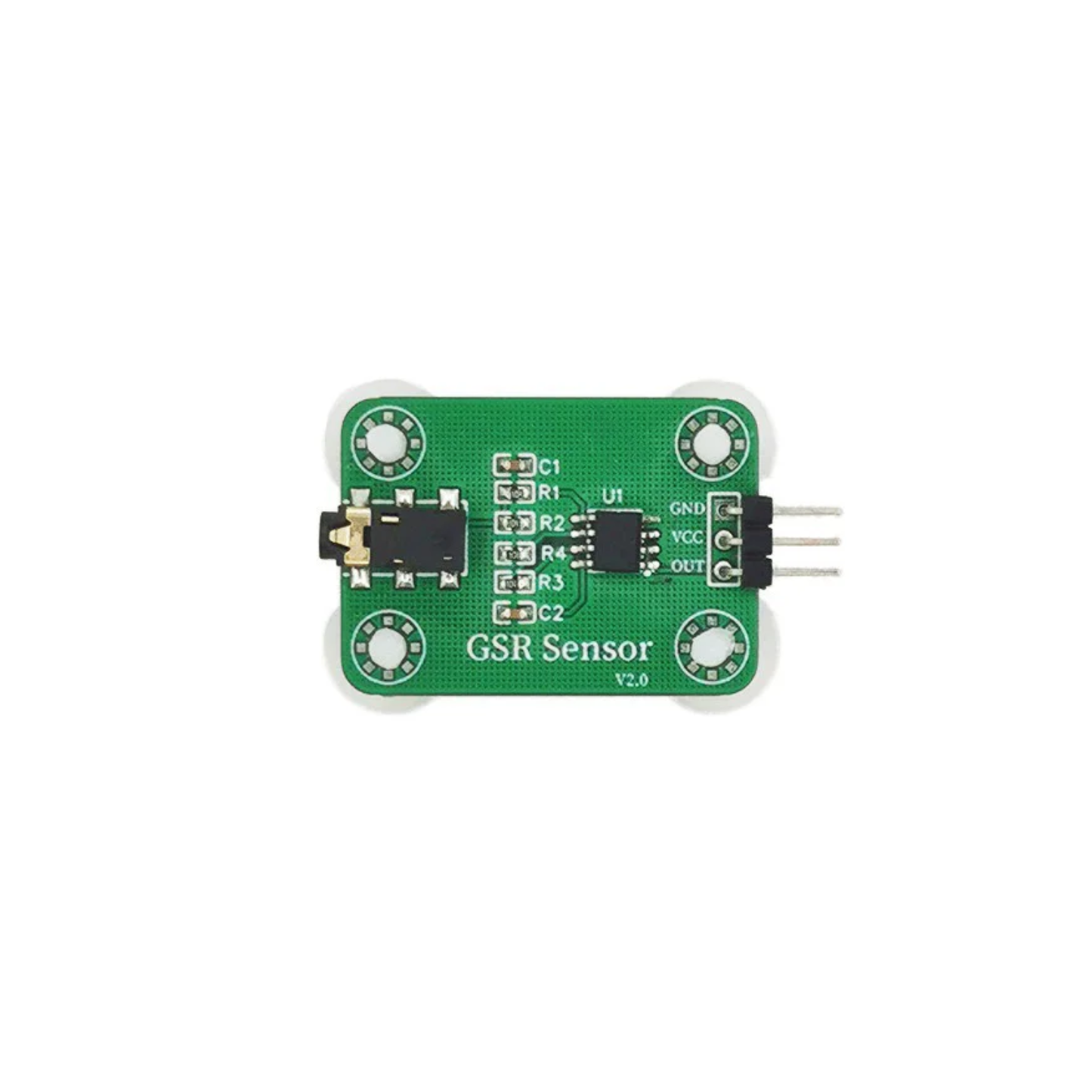GSR Skin Current Sensor V2.0 Real-time Stress & Emotion Monitoring Sensor Ideal For Biofeedback & Physiological Computing - RS5948