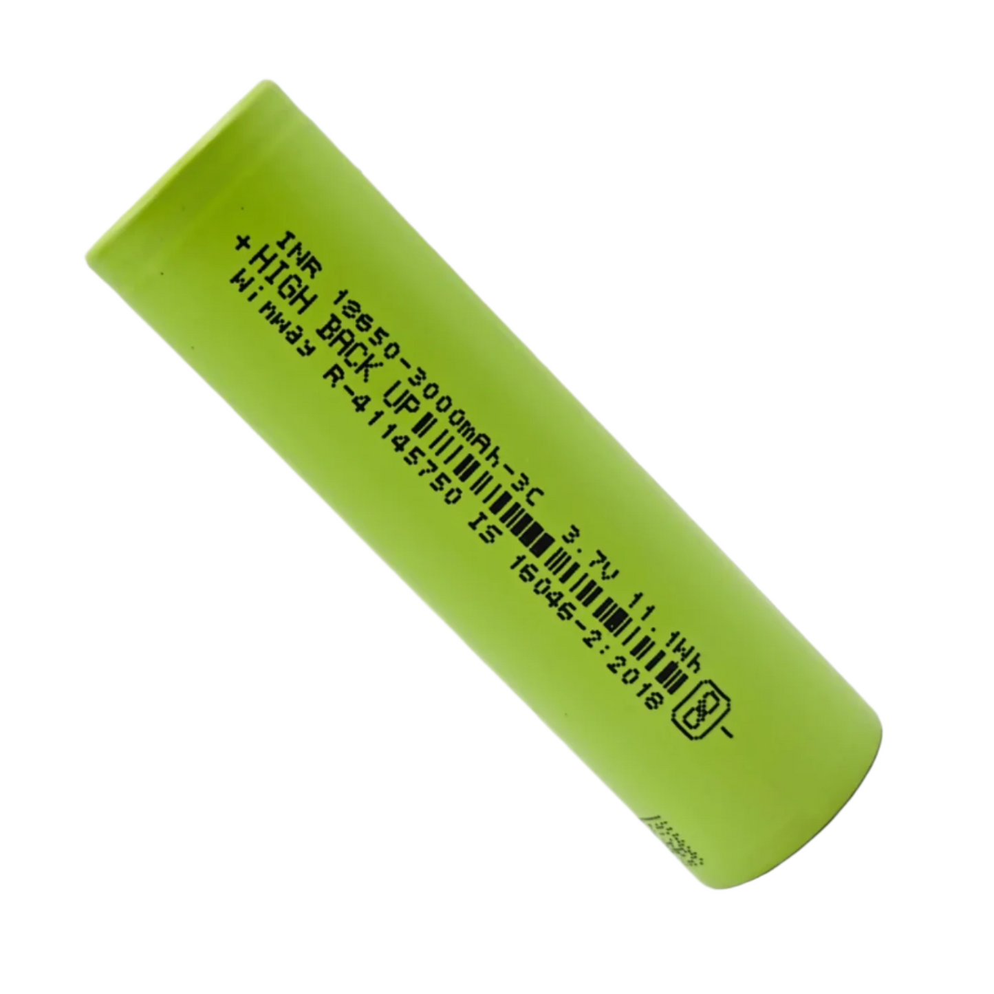 18650 Li-ion 3000mAh Rechargeable Battery (3.7V 11.1Wh)