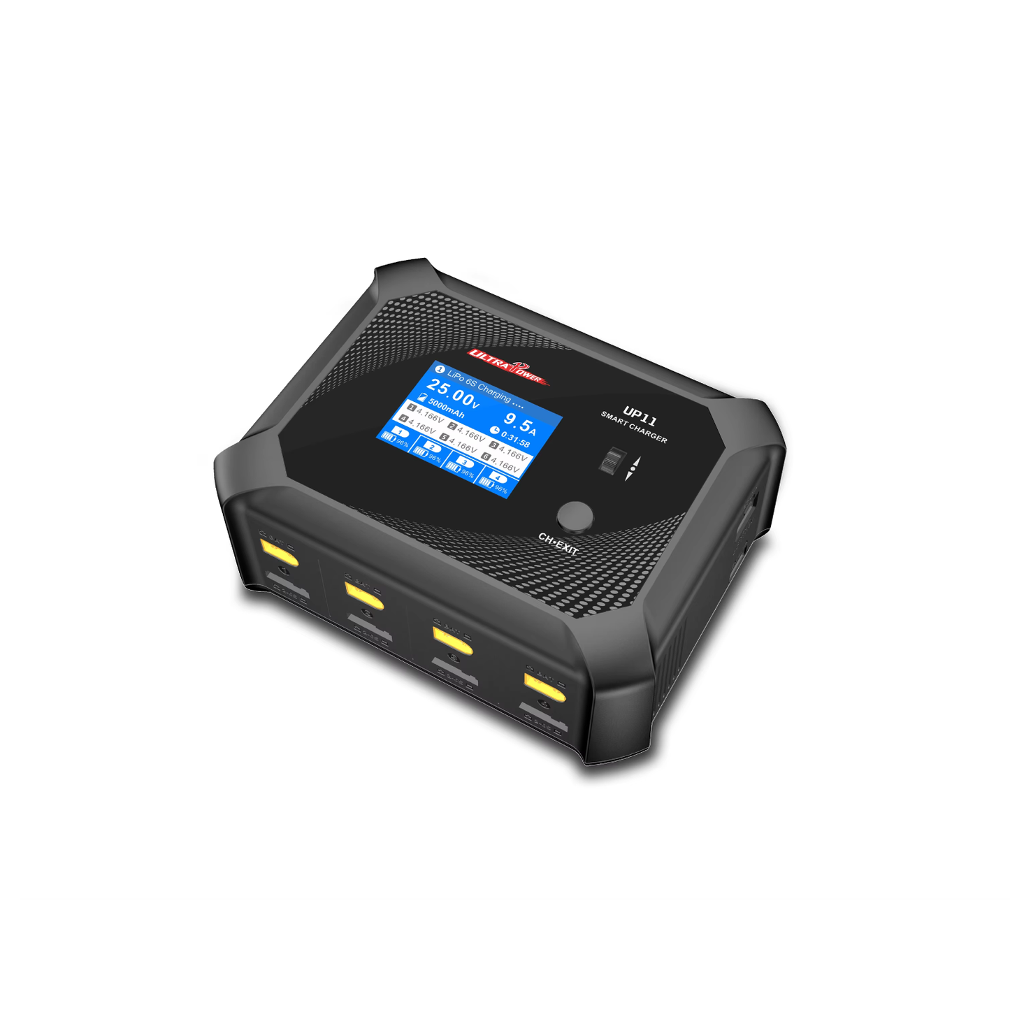 UltraPower UP11 Balance Charger 600W 4-Channel Smart Balance Charger For LiPo LiFe LiHV NiMH Batteries RC Drones & Cars