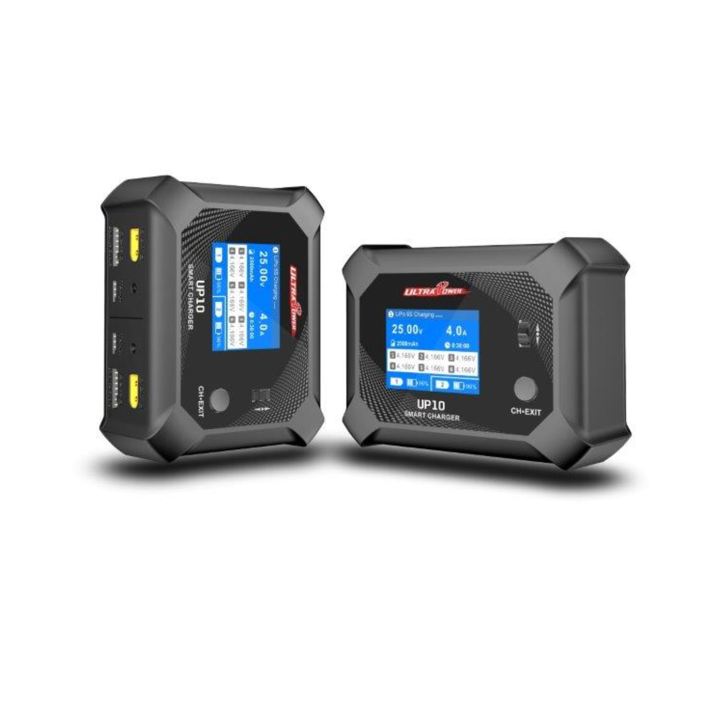 UltraPower UP10 AC/DC Dual Charger 2X100W 10A Smart Charger For LiPo, LiFe, LiHV, NiMH RC Drone & Car Charging