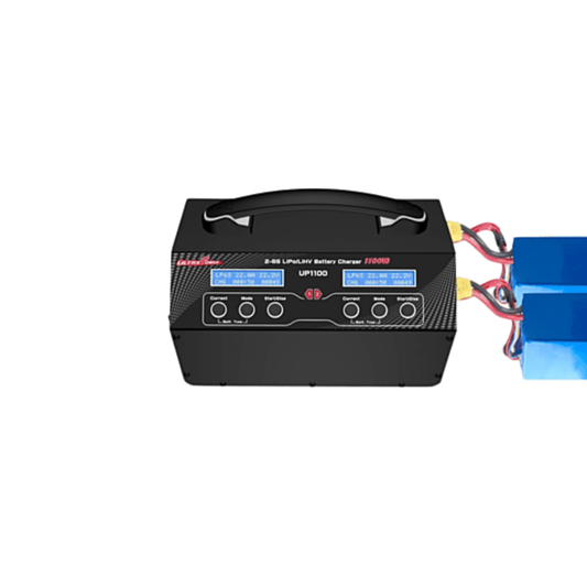 UltraPower UP1100 2x550W UAV Charger Dual-Channel 22A 2–6S LiPo Battery Charger For UAV Drone Applications