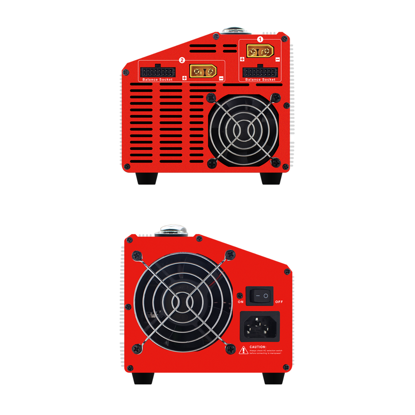 UltraPower UP1200AC DUO Battery Charger 2X600W 15A Smart Charger For 6-12S LiPo/LiHV UAV Drone Batteries Dual Channel High-Performance AC/DC Balance Charger
