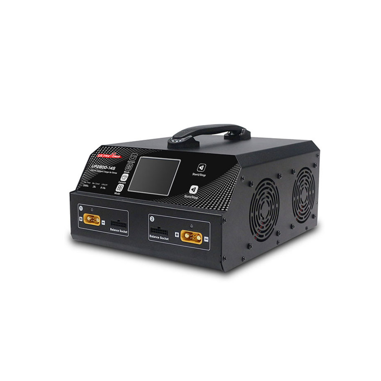 UltraPower UP2800-14S Battery Charger Dual Channel 2x1400W 28A 6-14S LiPo/LiHV Smart Battery Charger For UAV and Agricultural Drones