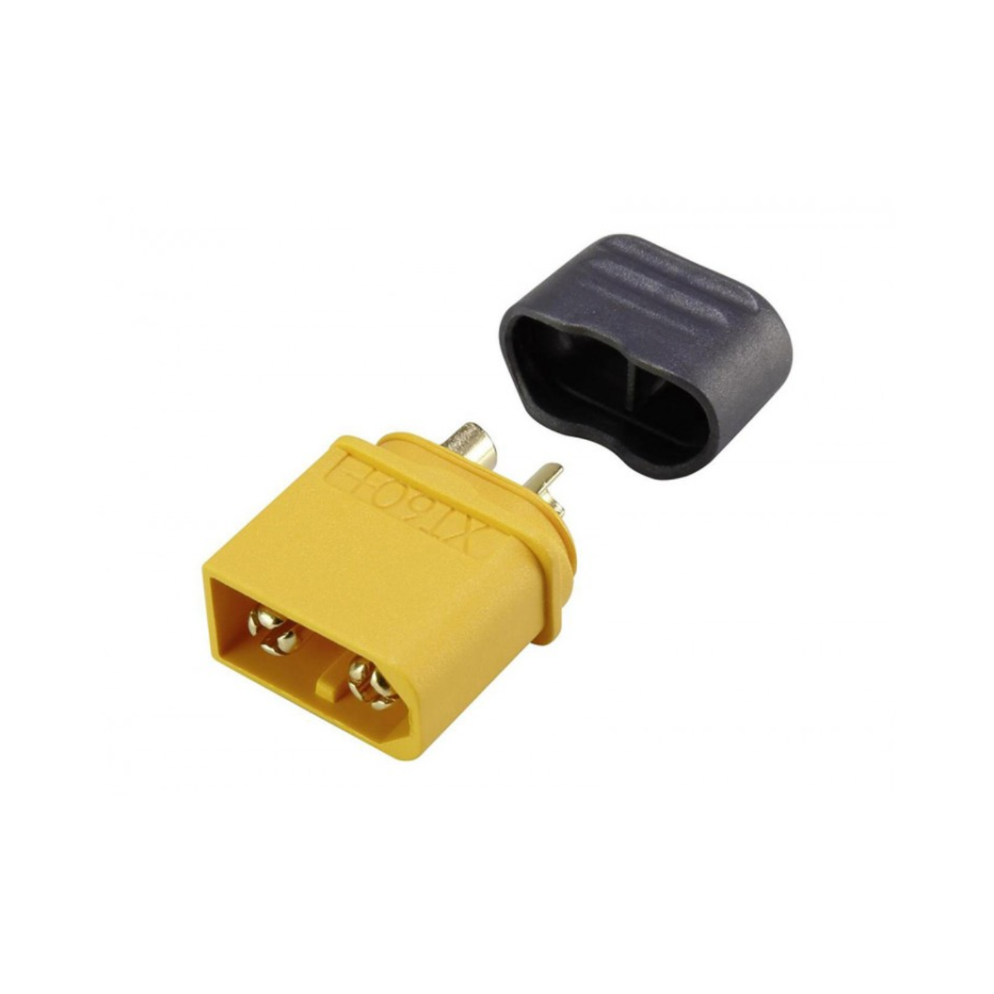 Amass XT60H Male Connector With Protective Housing XT60H-M.G.Y Plug For RC, ESC, LiPo Battery, Drone Use - RS7457