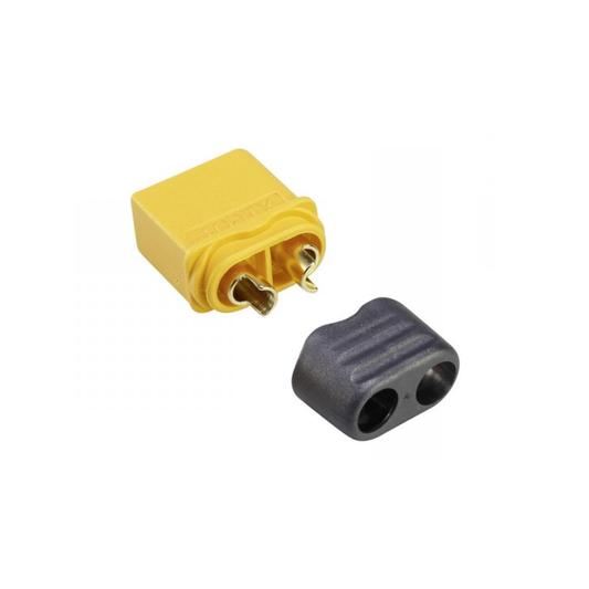 Amass XT60H Male Connector With Protective Housing XT60H-M.G.Y Plug For RC, ESC, LiPo Battery, Drone Use - RS7457