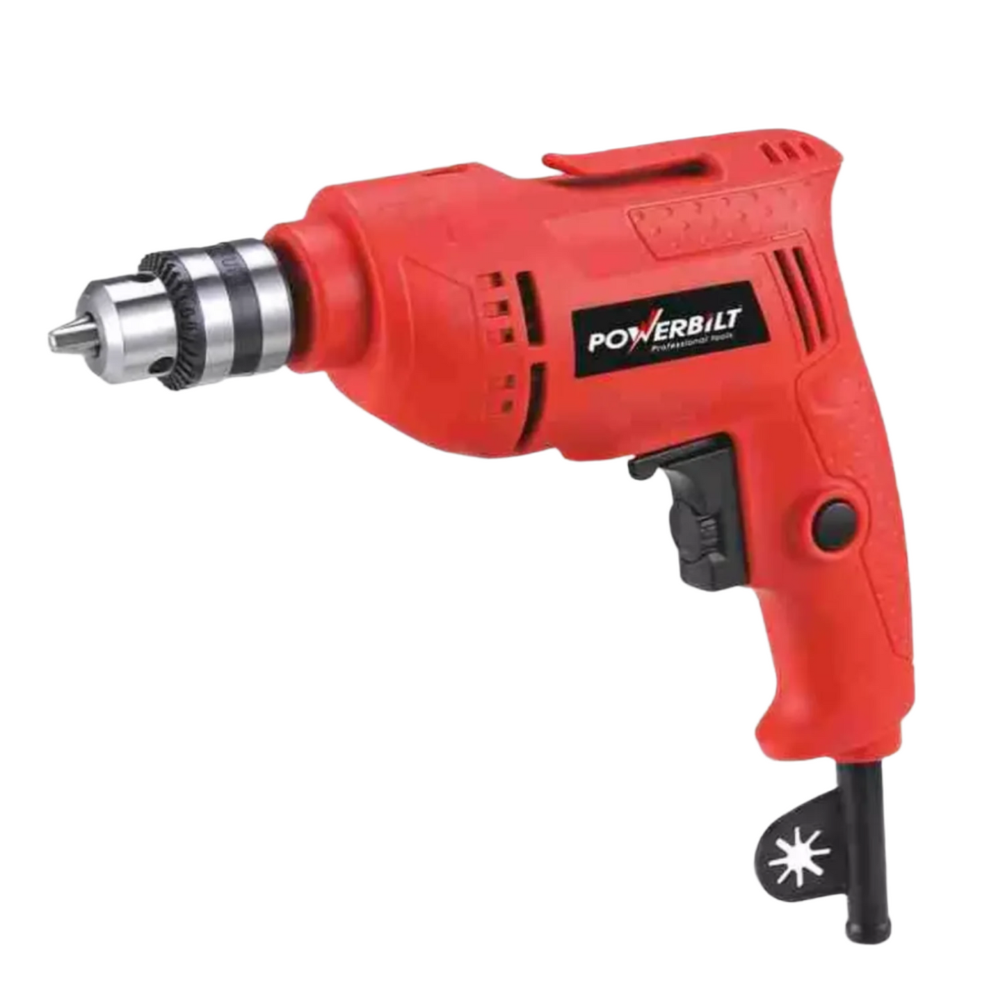 POWER BILT 600W 10mm Red & Black Power Drill Machine