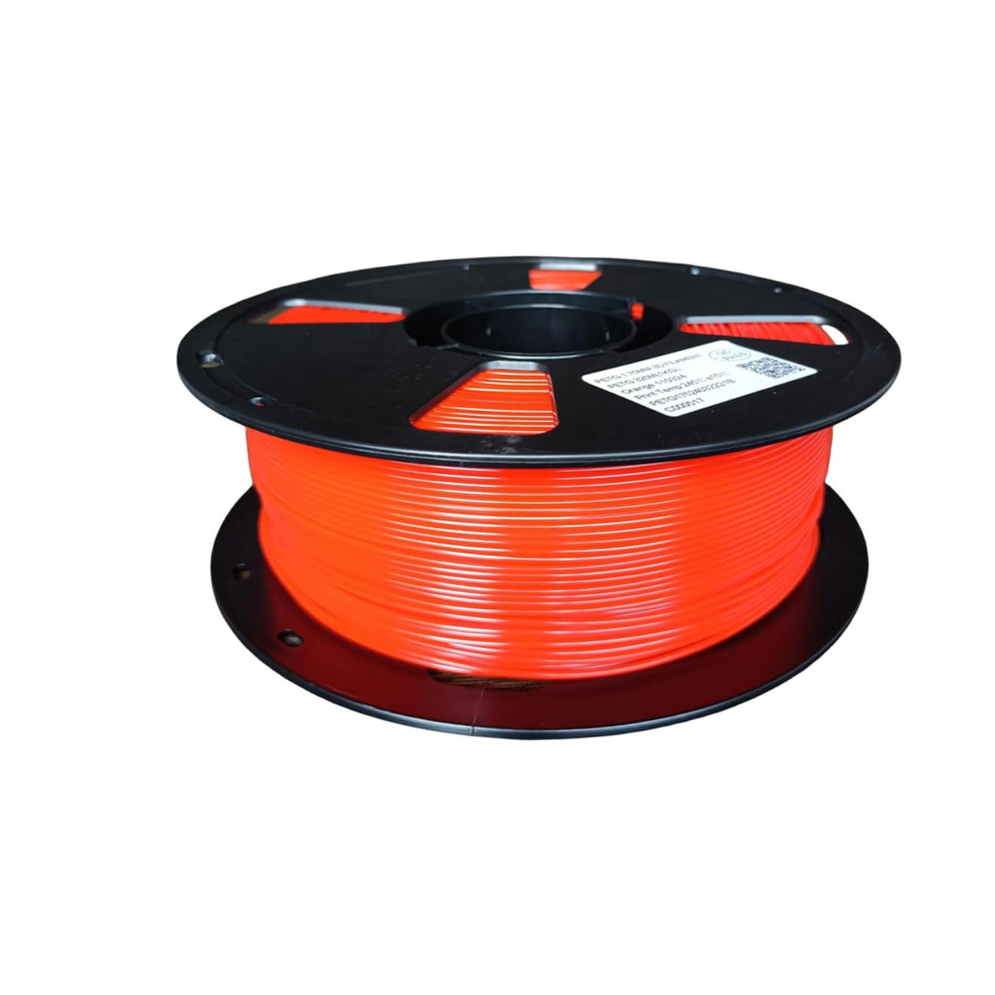 PETG 3D Printer Filament 1.75mm For 3D Printing 1KG Spool High-Strength, Low-Warp, Glossy Finish Compatible With Most FDM 3D Printers - Orange - RS7683