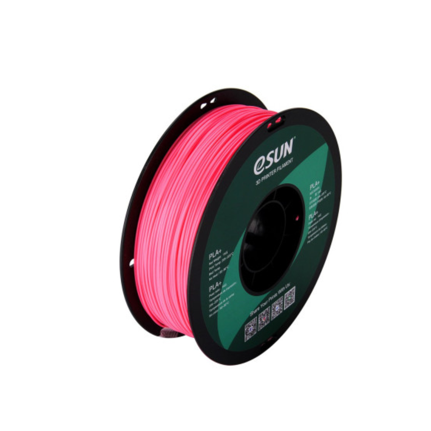 ESun PLA+ 1.75mm Filament 1kg Spool 3D Printing Filament High Strength, Matte Finish, Easy Printing For 3D Printers - Pink - RS3758