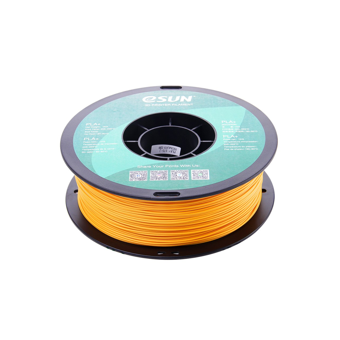 eSun PLA+ 1.75mm 3D Printing Filament 1kg Spool For High-Precision 3D Printing Projects - Gold - RS4549