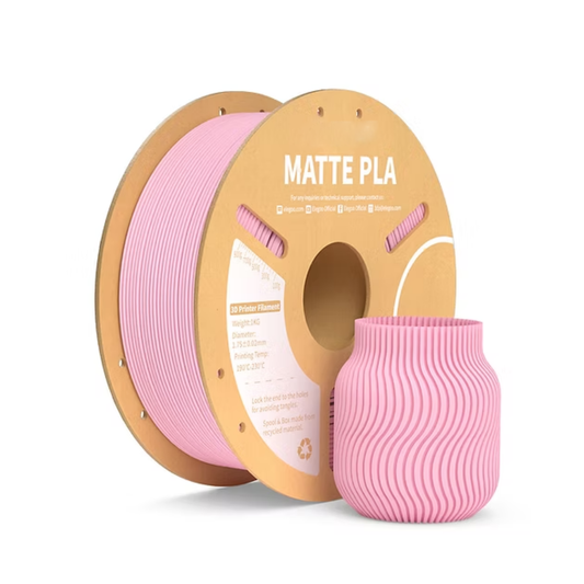 Matte PLA+ 3D Printer Filament 1.75mm 1kg Spool,High-Quality Finish, Easy to Use, For FDM 3D Printers - Pink - RS7131