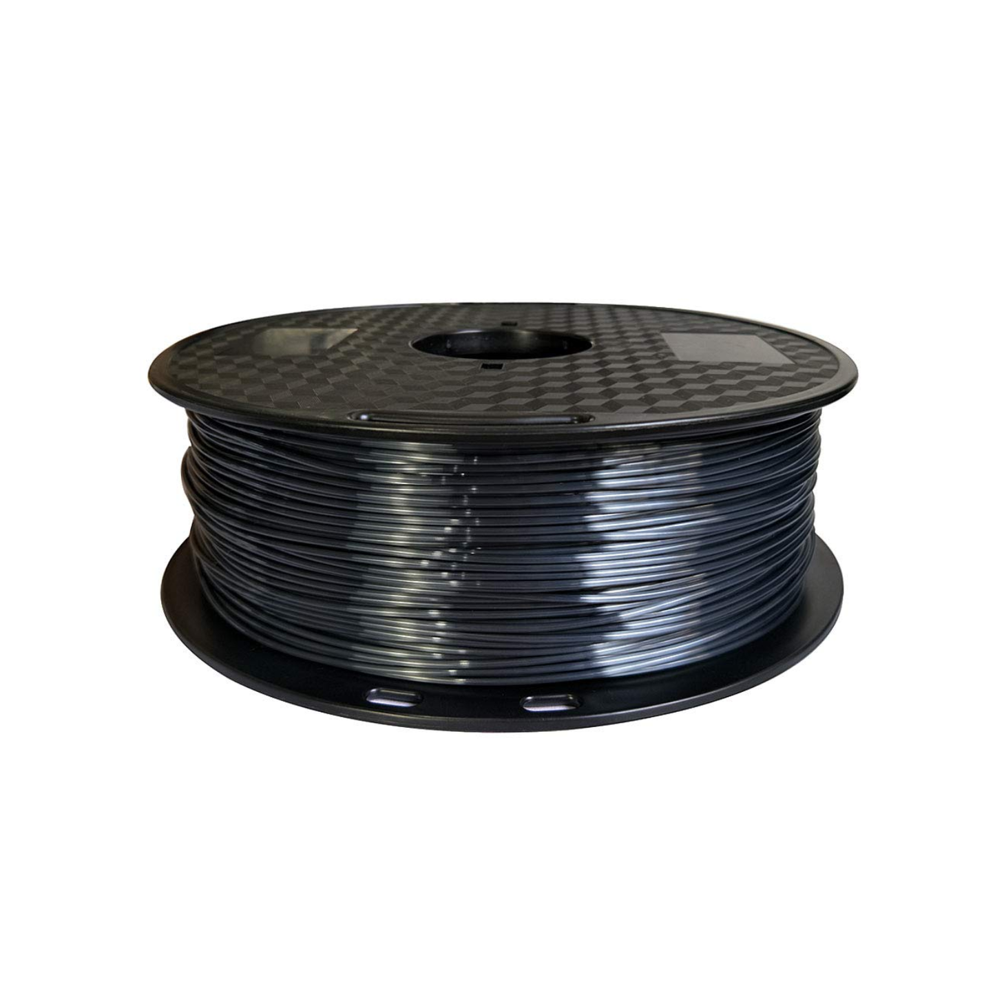 Silk PLA+ 3D Printer Filament 1.75mm High Gloss Finish, Ultra Smooth Printing, 1kg Nett Spool For FDM 3D Printers - Black - RS7193