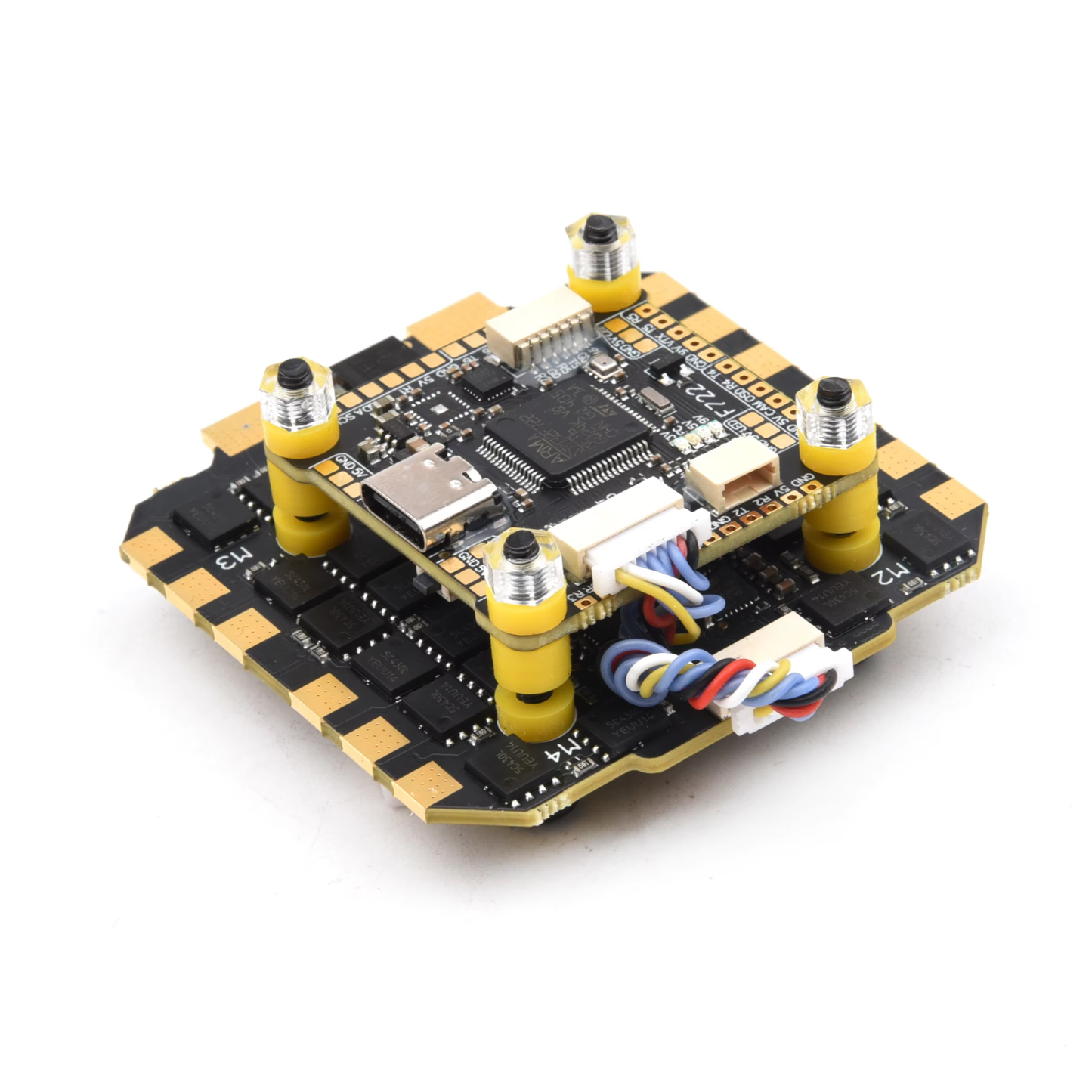 Readytosky F7 Flight Controller With 80A 4-in-1 ESC, 3-8S LiPo Support, STM32F722 Processor, Betaflight Compatible for FPV Racing & Freestyle Drones