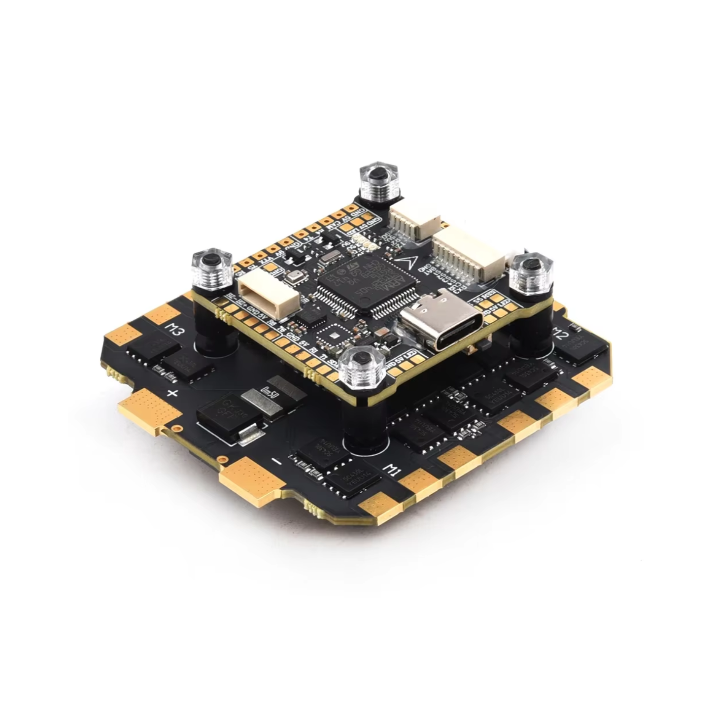Readytosky F4 Flight Controller With 80A 4-in-1 ESC, Supports 3-8S LiPo, STM32F405, BLHeli_32, for FPV Racing & Freestyle Drones