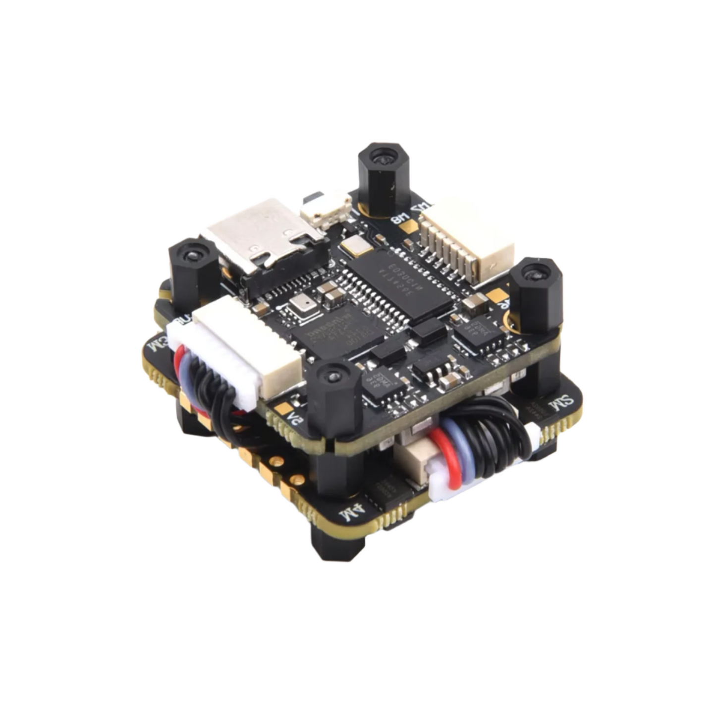 Readytosky NOXE F4 V2 + Flight Controller EM40A 4-in-1 ESC Flytower Stack Integrated OSD, 3-6S Lipo, Ideal For FPV Racing & Freestyle Quads