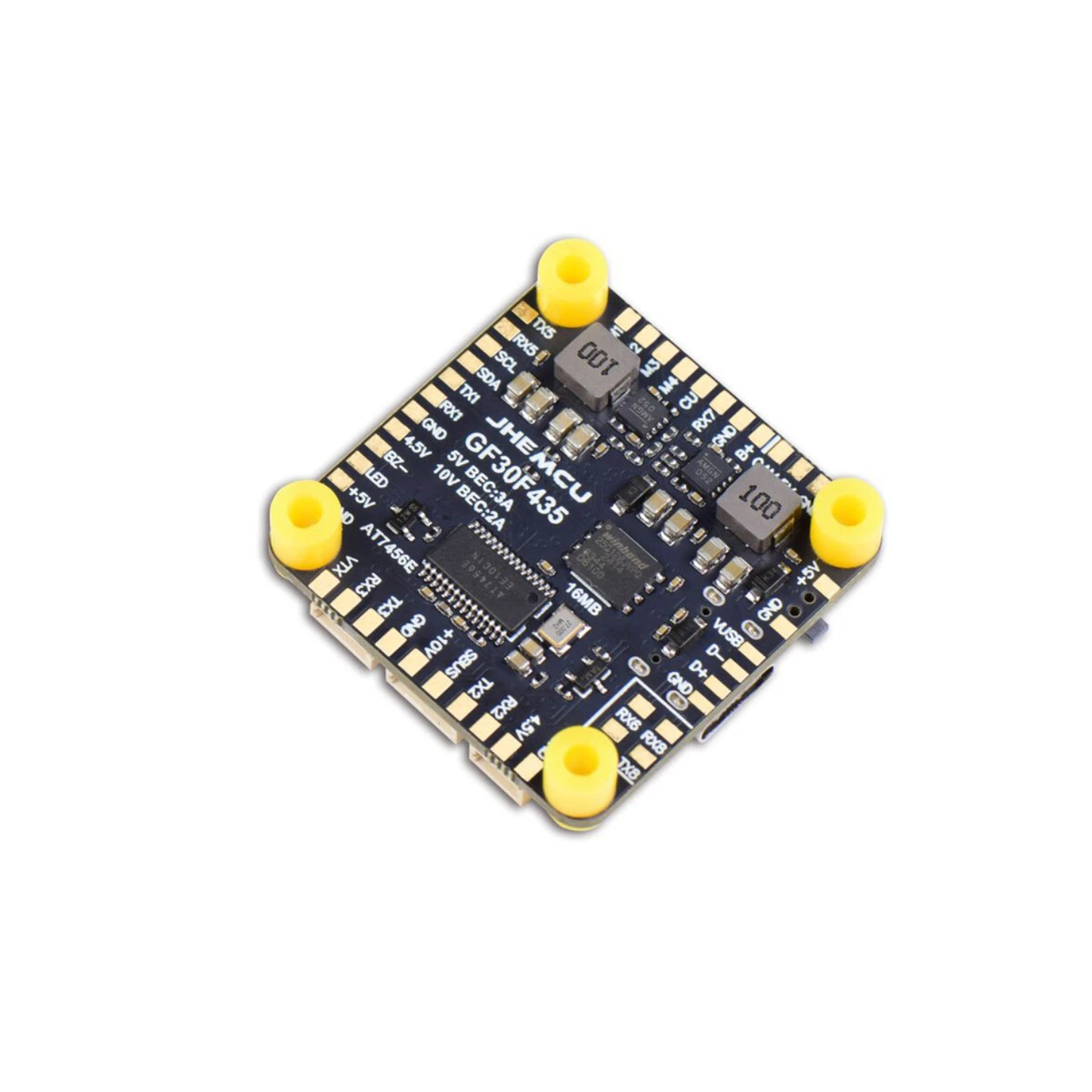 JHEMCU GF30F435 Flight Controller With MPU6000 Gyro, Barometer, OSD, and Blackbox For FPV Racing and Freestyle Drones