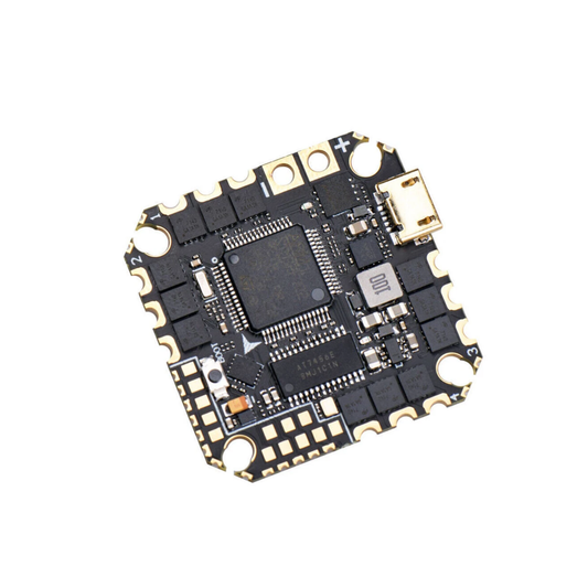 JHEMCU GHF722AIO-HD 40A AIO Flight Controller With Integrated 4-in-1 ESC, F7 Processor, OSD, Barometer, 5V BEC, Supports 2-6S LiPo for FPV Drones