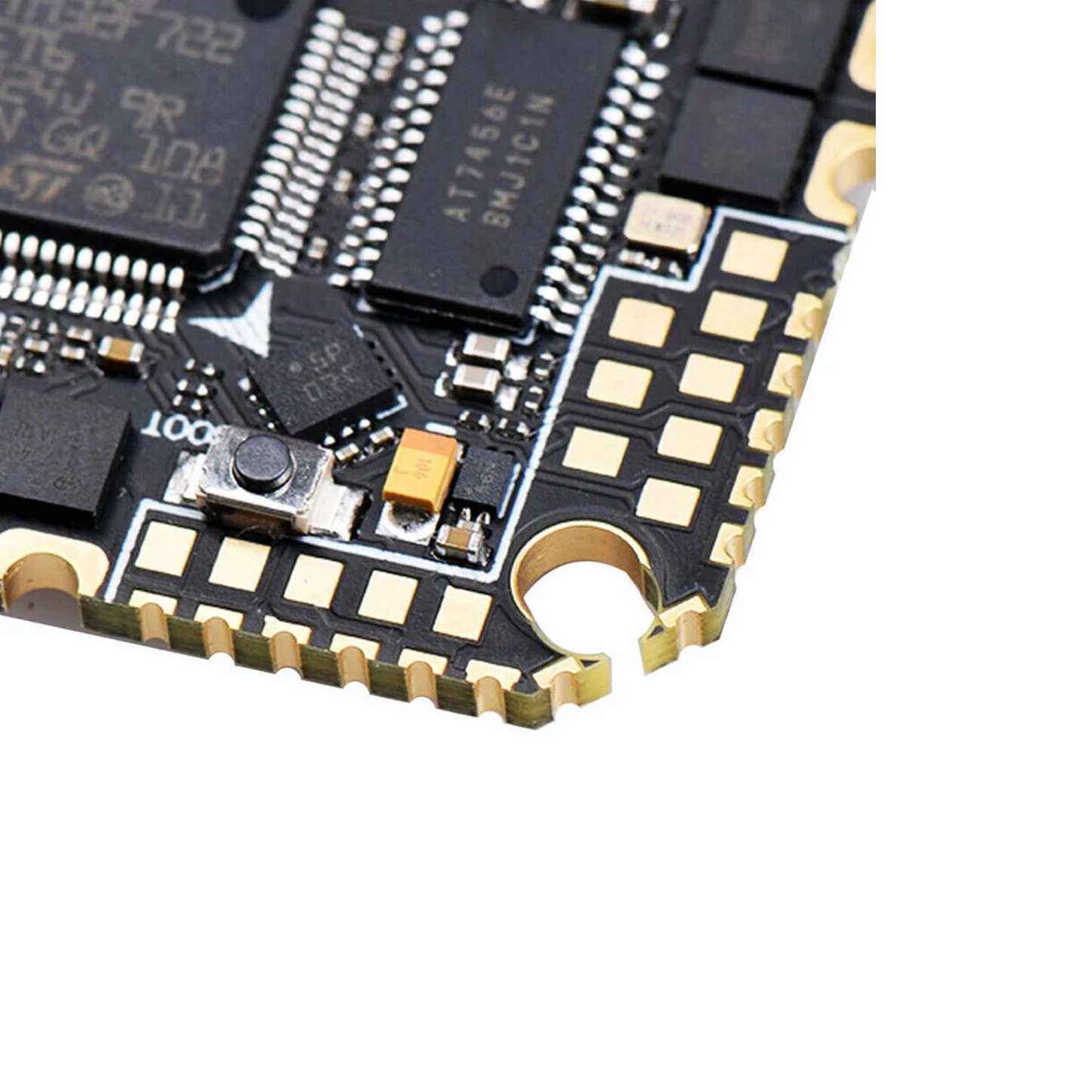 JHEMCU GHF722AIO-ICM 40A AIO Flight Controller With Integrated 4 in1 ESC, 5V Output, 2-6S LiPo Support