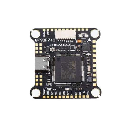JHEMCU GF30F45-ICM F745 Flight Controller With Built-in 45A BLHeli_32 2-6S 4in1 ESC, ICM Gyro, BEC, OSD, For FPV Racing Drones and Freestyle Quads