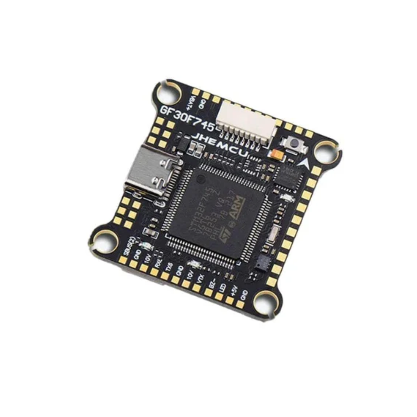 JHEMCU GF30F45-ICM F745 Flight Controller With Built-in 45A BLHeli_32 2-6S 4in1 ESC, ICM Gyro, BEC, OSD, For FPV Racing Drones and Freestyle Quads