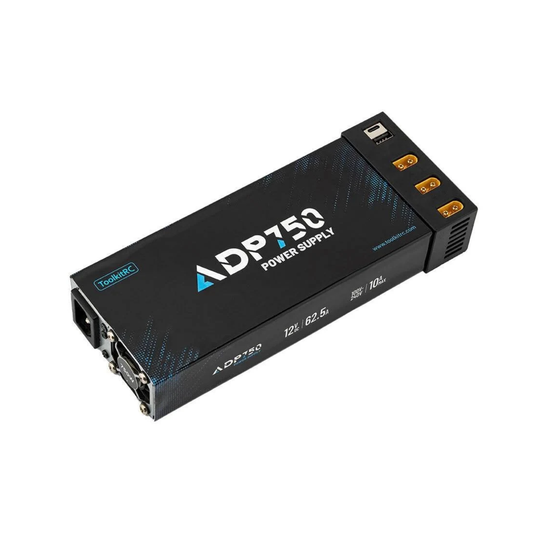 ToolkitRC ADP750 Adapter 750W 12V 62.5A High-Power Adapter XT60 Output For RC Lipo Battery Chargers and Devices