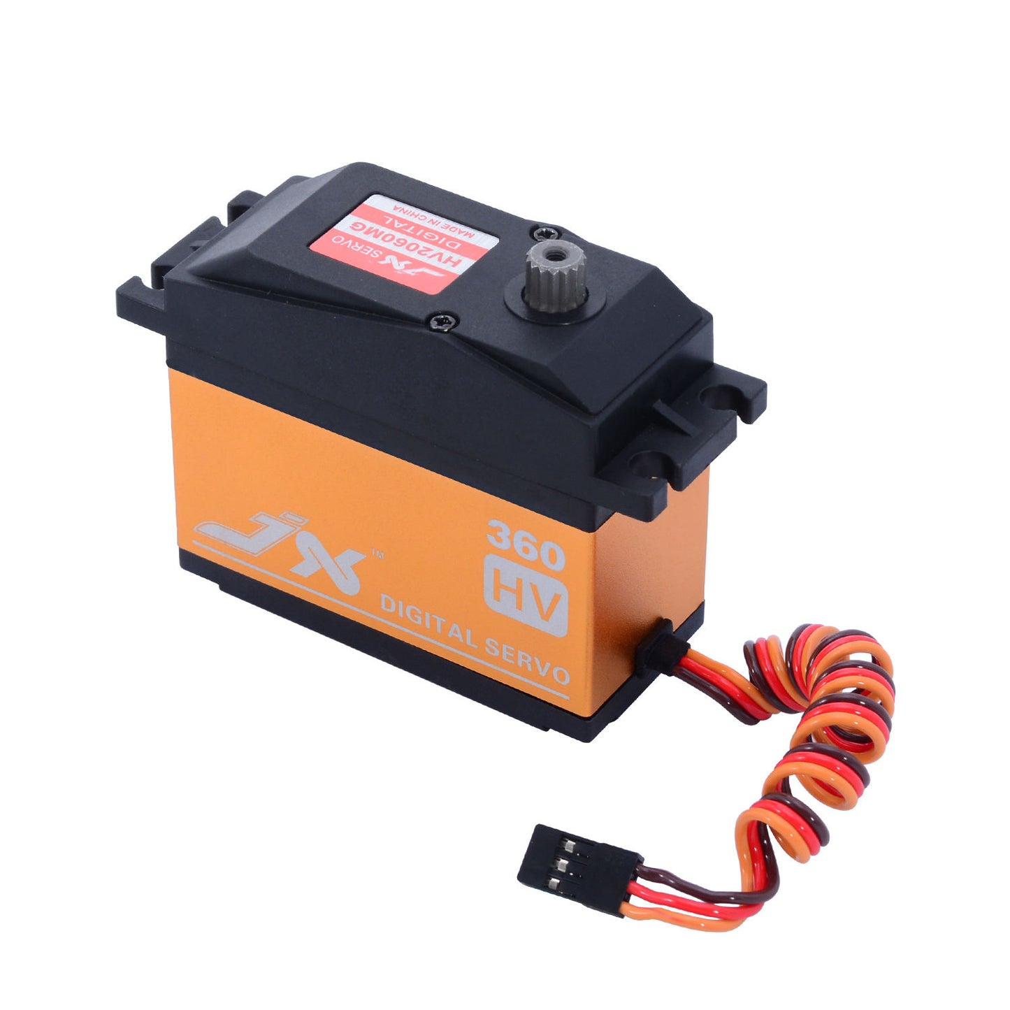 JX Servo PDI-HV2060MG-360° 62kg High-Torque Servo Motor 360° Continuous Rotation Servo Motor For Robotics & Industrial Use
