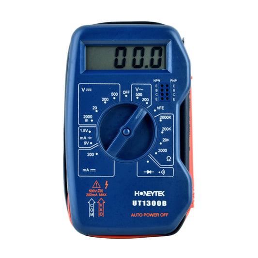 Honeytek UT1300B Portable Digital Multimeter Auto-Ranging Electrical Tester for Professional and DIY Use