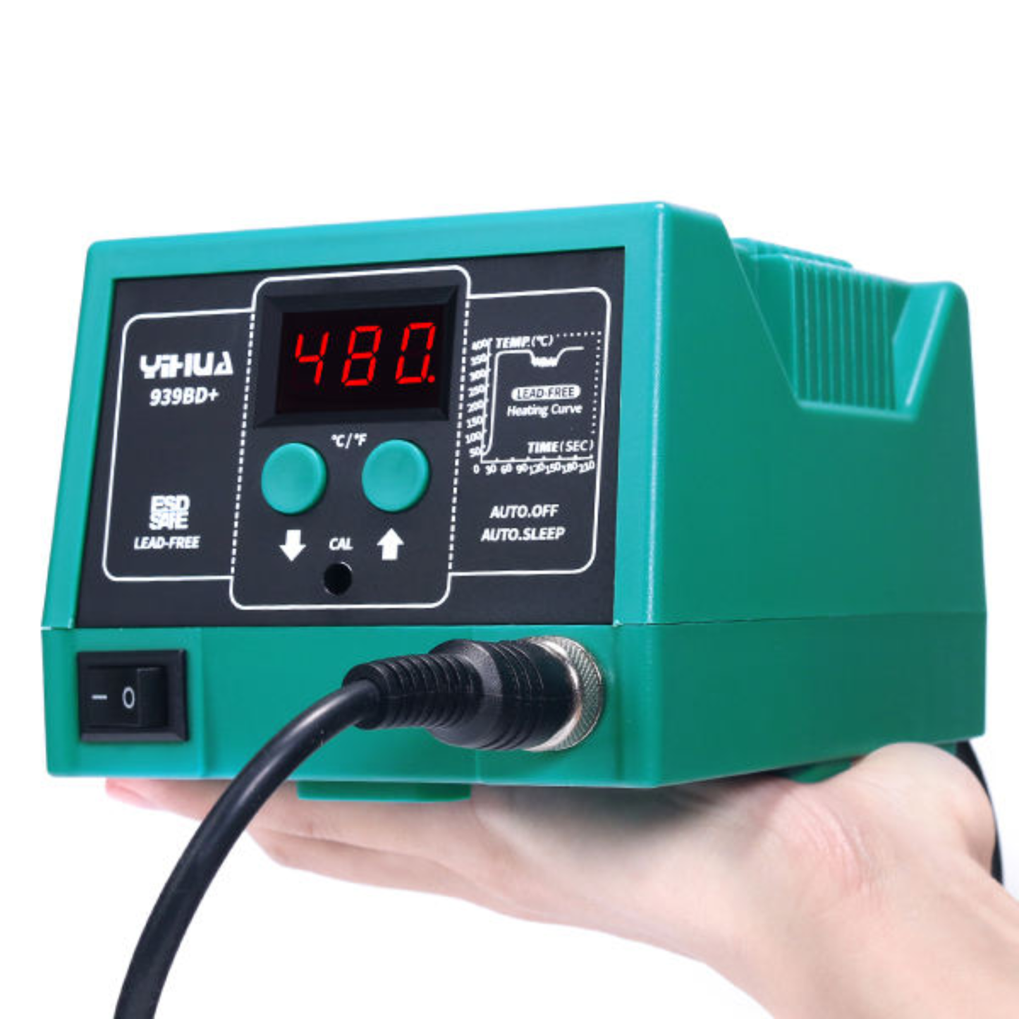 YIHUA 939BD+ESD Professional Soldering & Rework Station With Digital Display And Adjustable Temperature For Electronic & SMD Repair