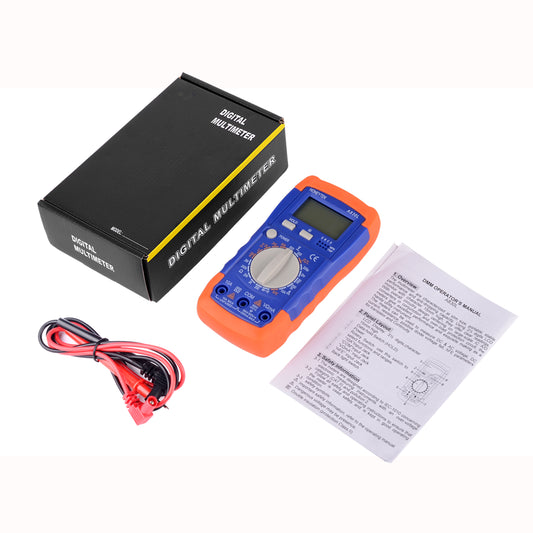 Honeytek A830L Handheld Digital Multimeter Auto-Ranging Electrical Tester with LCD Display