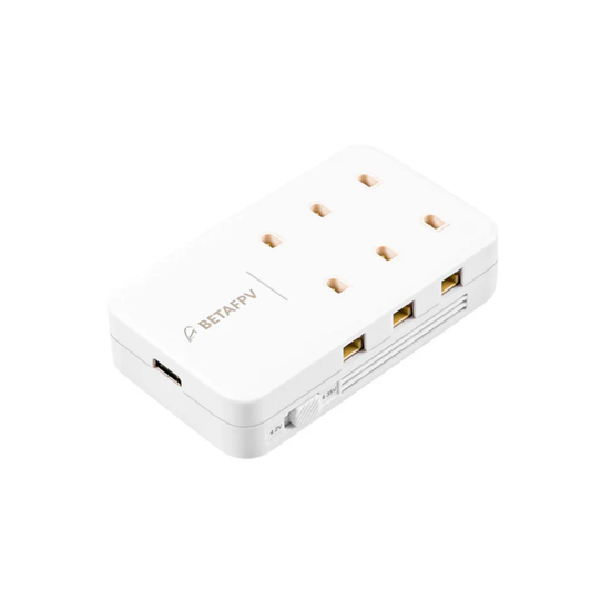 BETAFPV 6-Port 1S Battery Charger With PH2.0 and BT2.0 Connectors, Multi-Port Fast Charging Hub For FPV Racing Drones and Tiny Whoops
