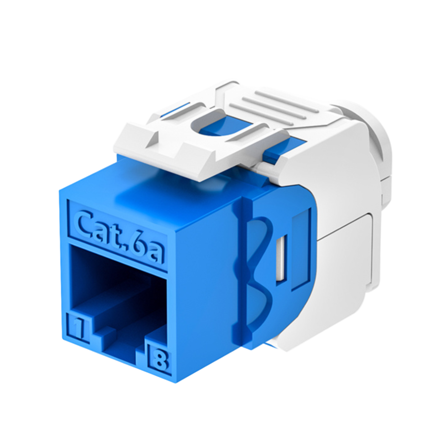 Cat6 UTP Toolless Keystone Jack 180°