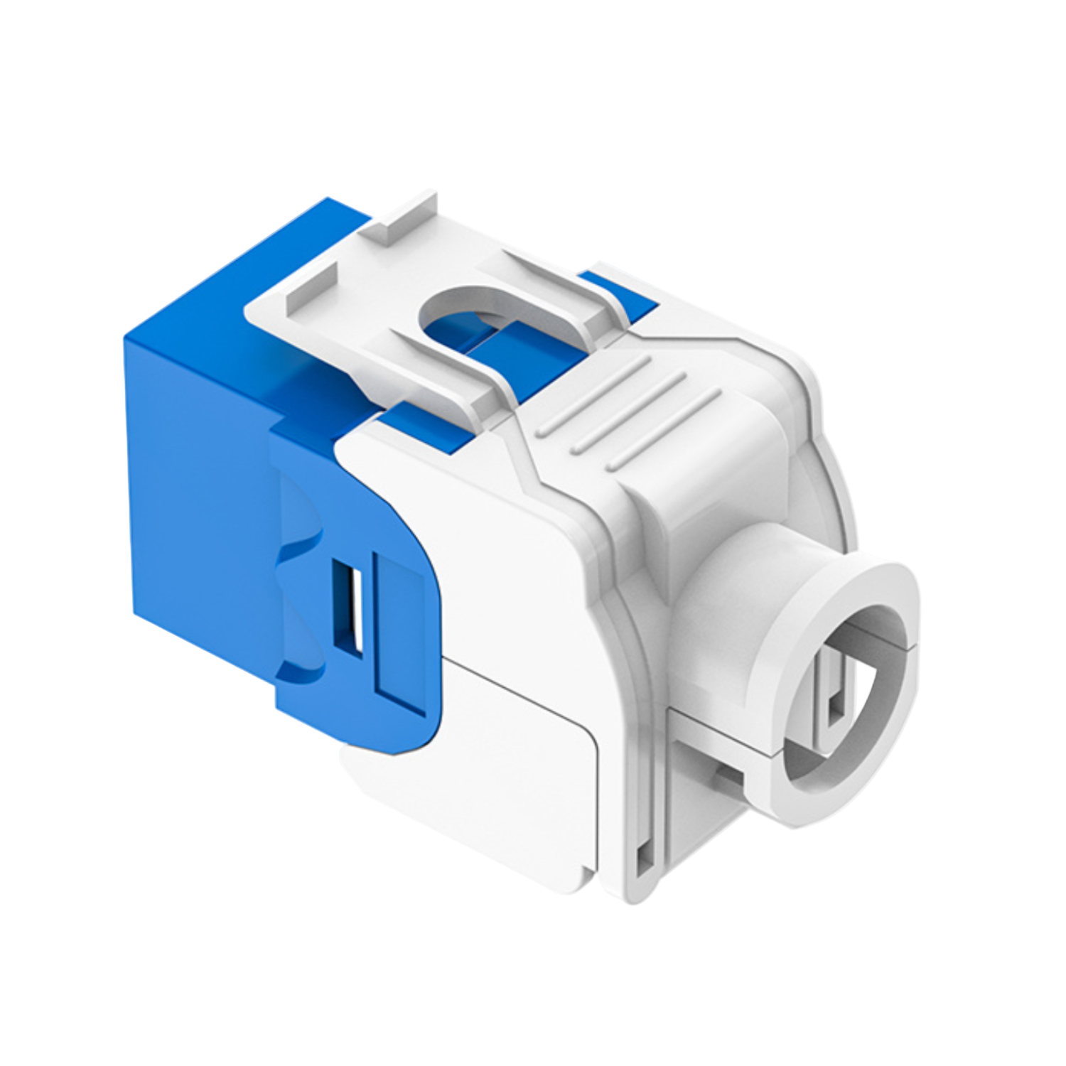 Cat6 UTP Toolless Keystone Jack 180°