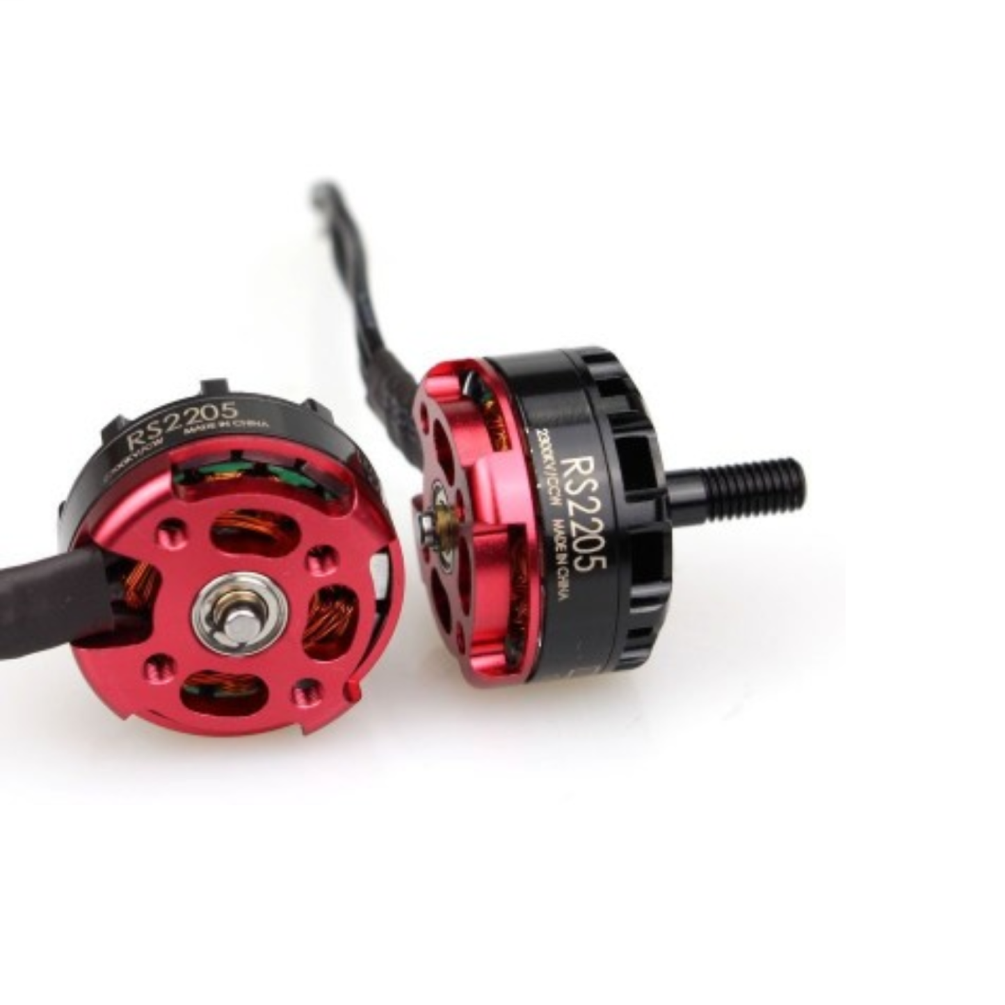 EMAX RS2205 KV2300 Brushless DC Motor For FPV Racing Drone Quadcopter – Red Cap CCW Rotation