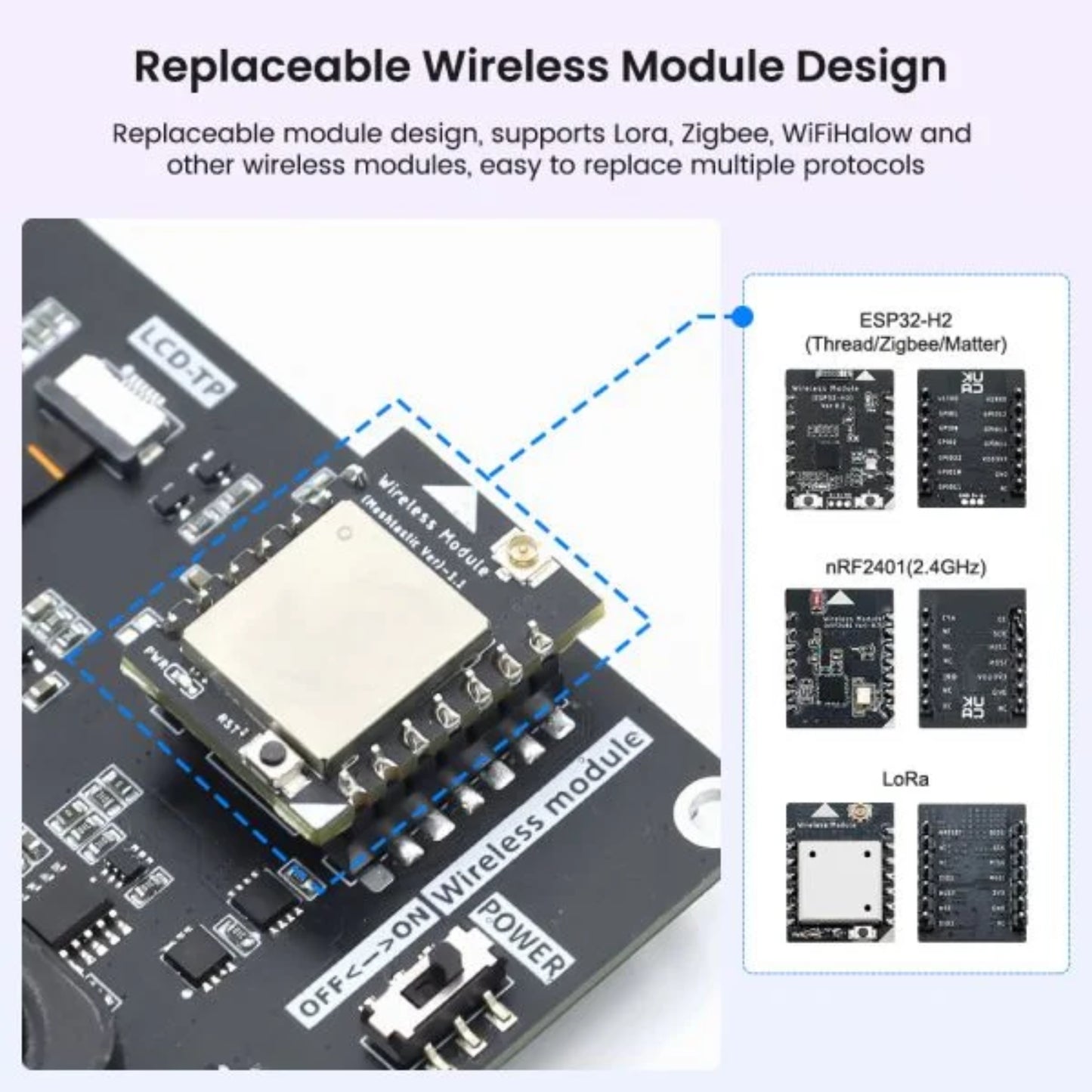 Elecrow CrowPanel Advanced 7" HMI AI Display High-Resolution 1024x600 IPS Capacitive Touch Screen With ESP32-P4 Microcontroller, WiFi 6 Compatible For IoT with Arduino/LVGL