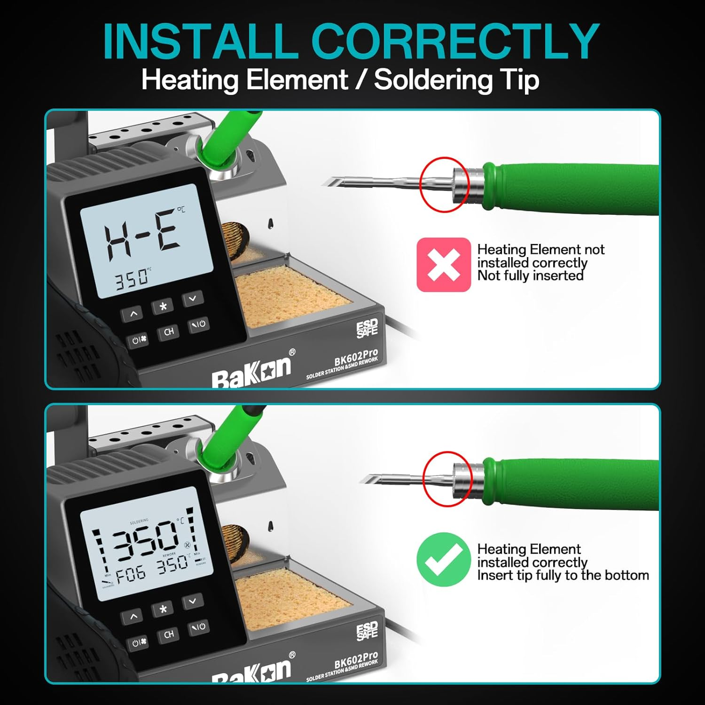 Bakon BK602PRO Soldering & Rework Station