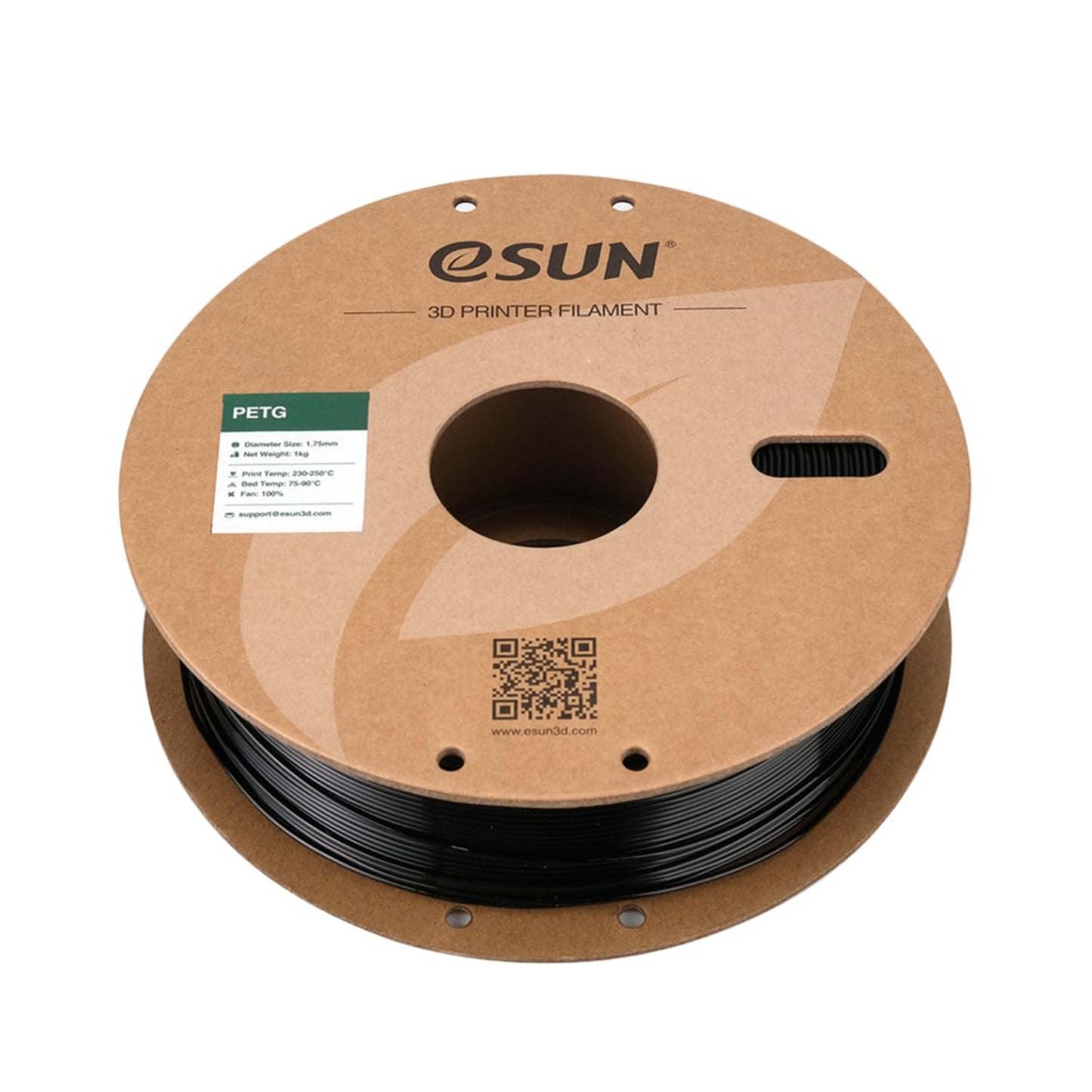 eSUN PETG 1.75mm 3D Printer Filament – Black - RS3636