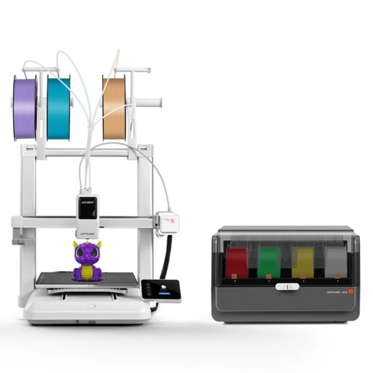 Anycubic Kobra X Combo FDM 3D Printer Multicolor High-Speed Auto-Leveling