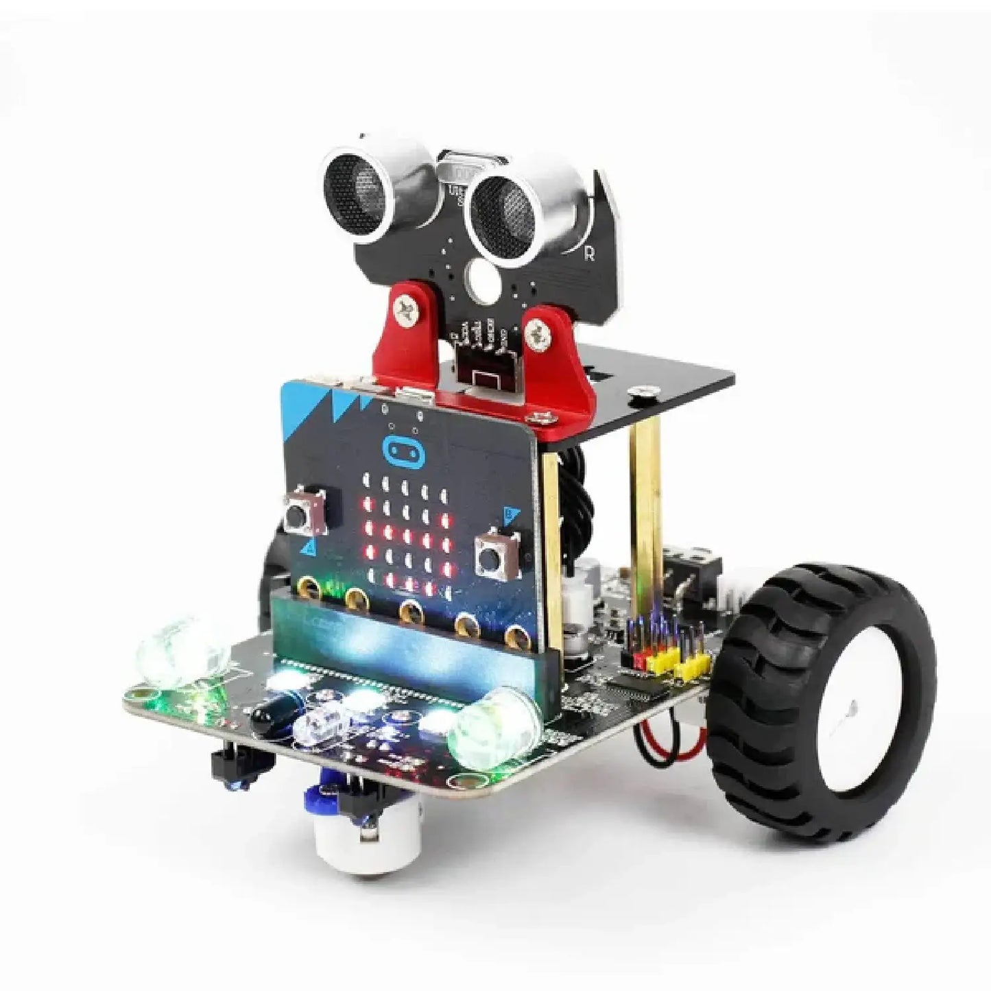 Micro:bit Smart Robot Car BitBot – IR & App Control | 2WD RC Kit V2/V1.5