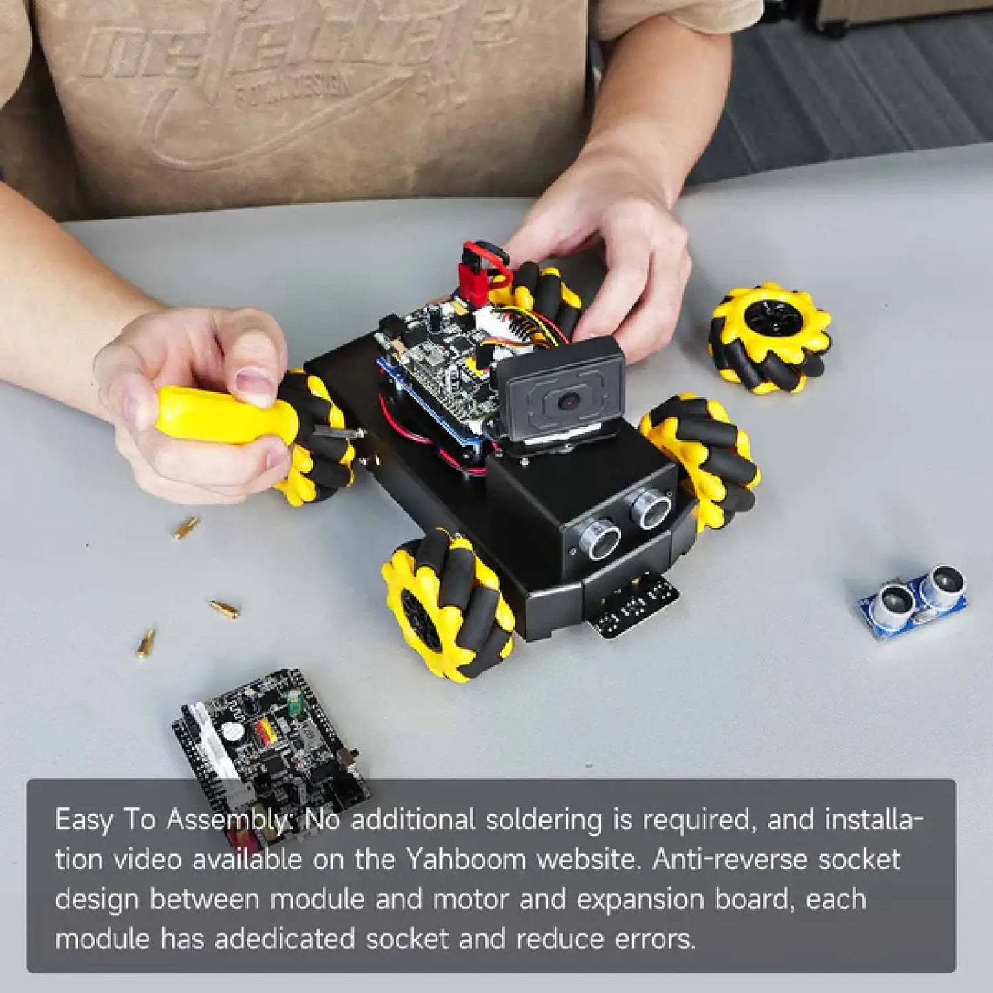 Roboduino V2 AI Vision Smart Car with ESP32 WiFi Camera for Arduino UNO