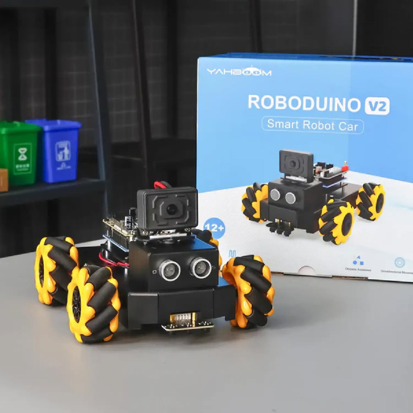 Roboduino V2 AI Vision Smart Car with ESP32 WiFi Camera for Arduino UNO