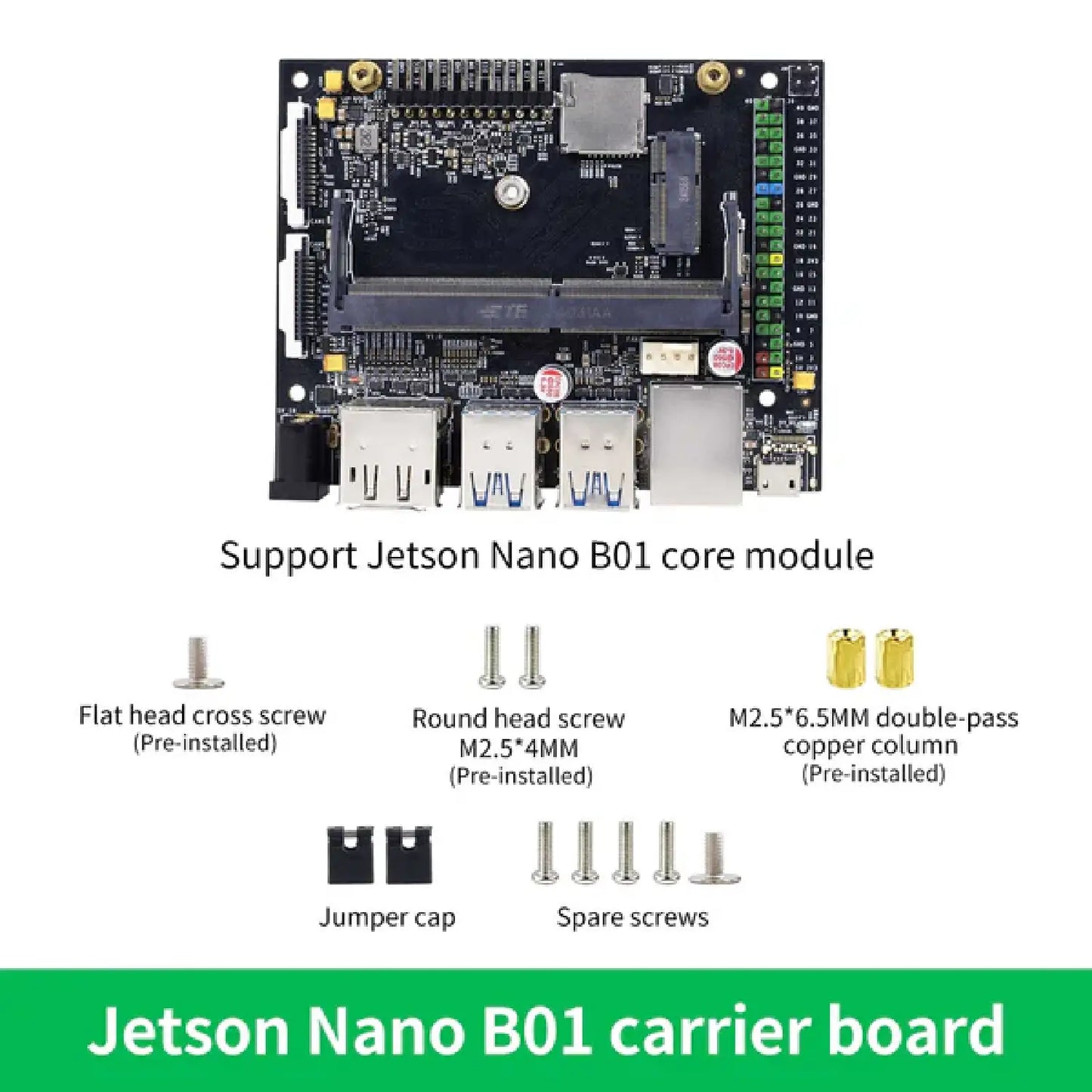 Yahboom Jetson Nano B01 & Orin SUPER Carrier Board | Edge AI & Robotics Developer Kit