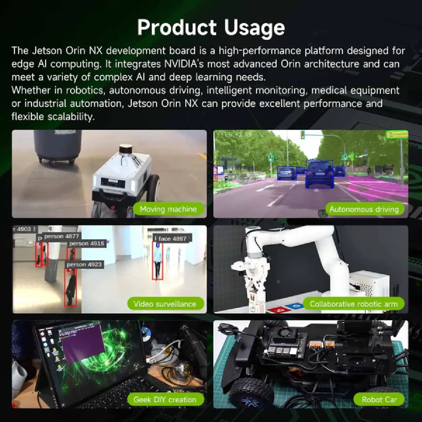 Yahboom Jetson Orin NX SUPER Developer Kit 8GB/16GB RAM (117TOPS/157TOPS)