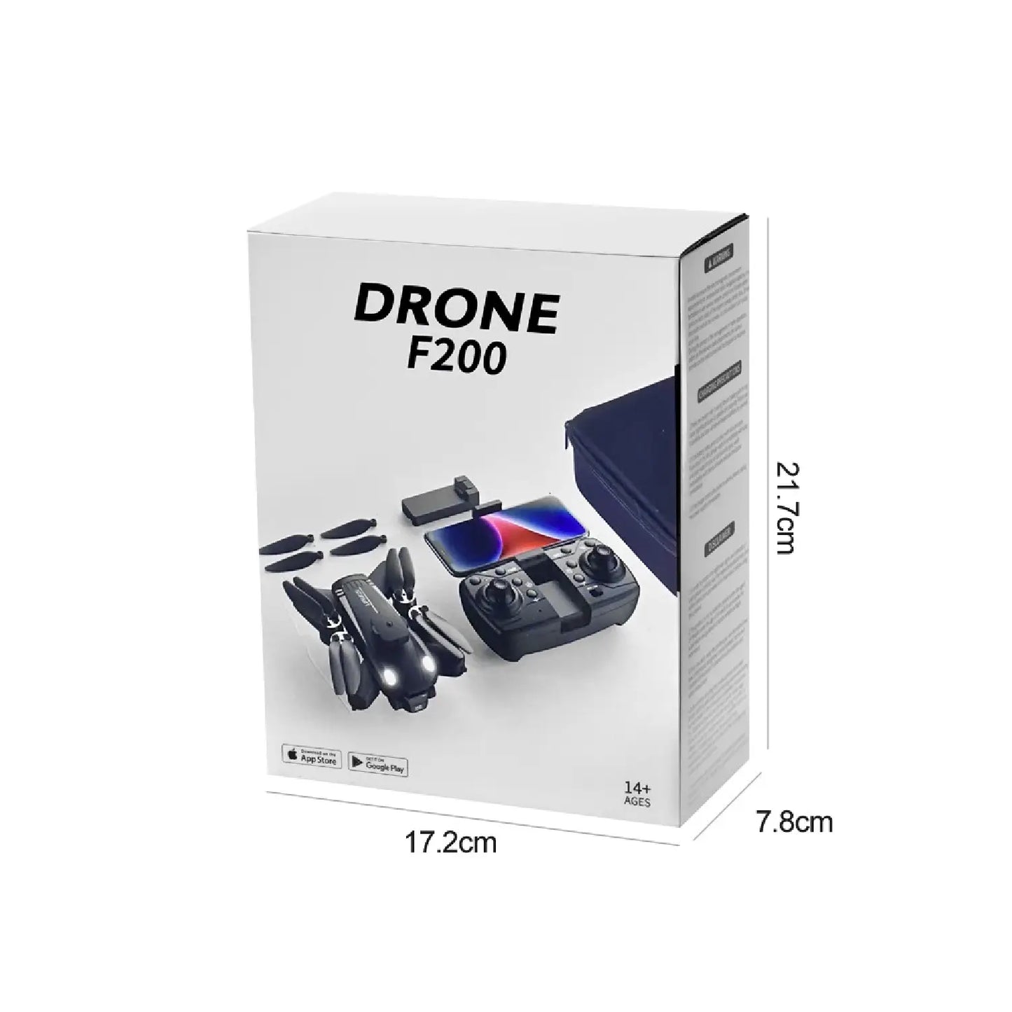 F200 Max Drone – Dual Camera Quadcopter with Brushless Motors & 25-Min Flight Time