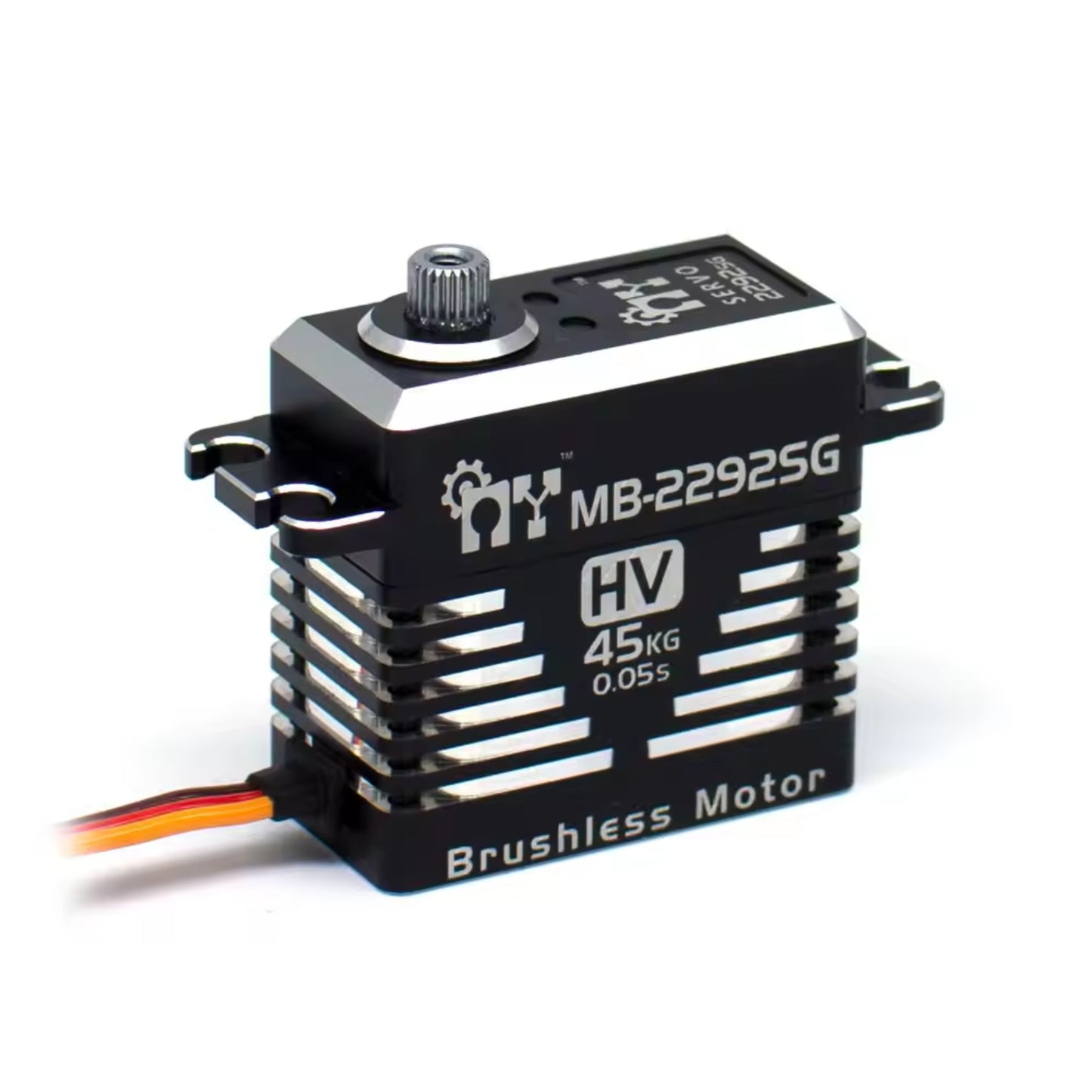 My Servo MB-2292SG Brushless Steel Gear Digital Servo 45.0kg High-Torque Servo For Extreme Durability and Precision in RC Racing