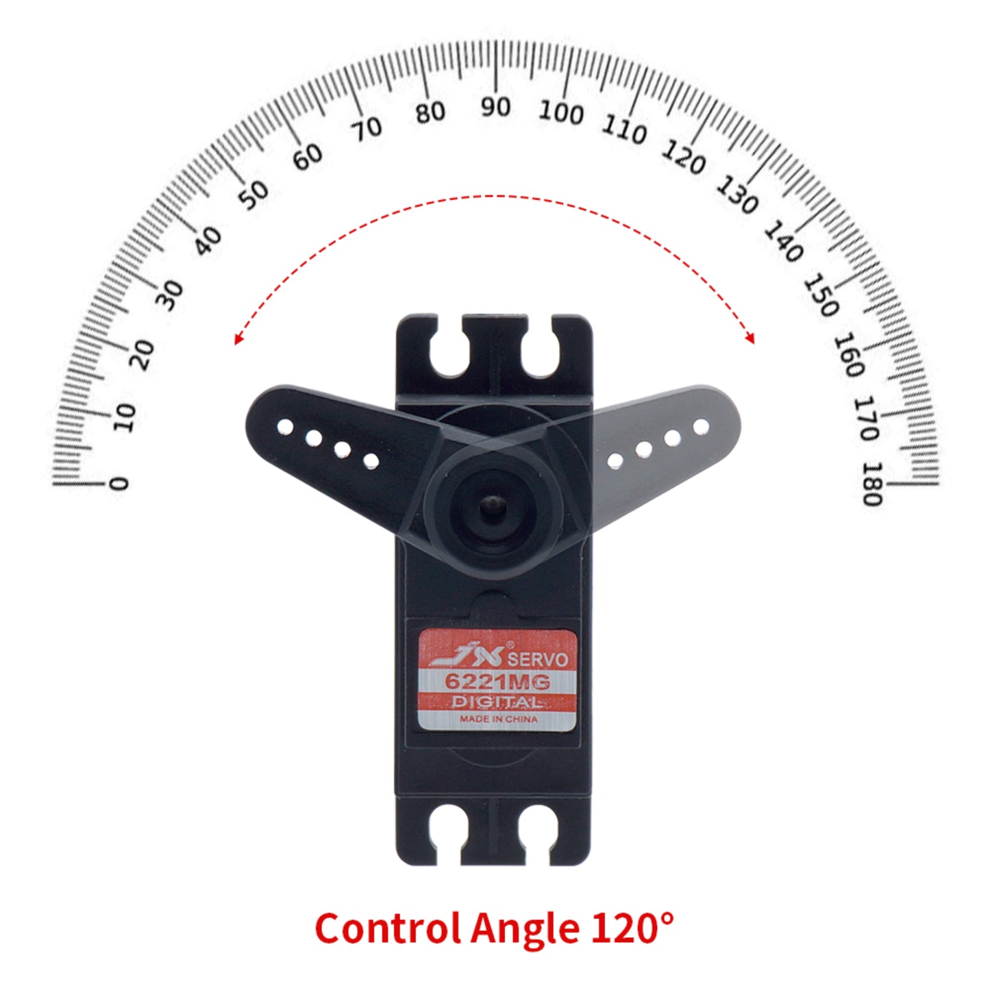 JX Servo PDI-6209MG Coreless Digital Servo 9KG High-Torque Metal Gear Digital Servo For RC Crawlers, Robots, and Aircraft