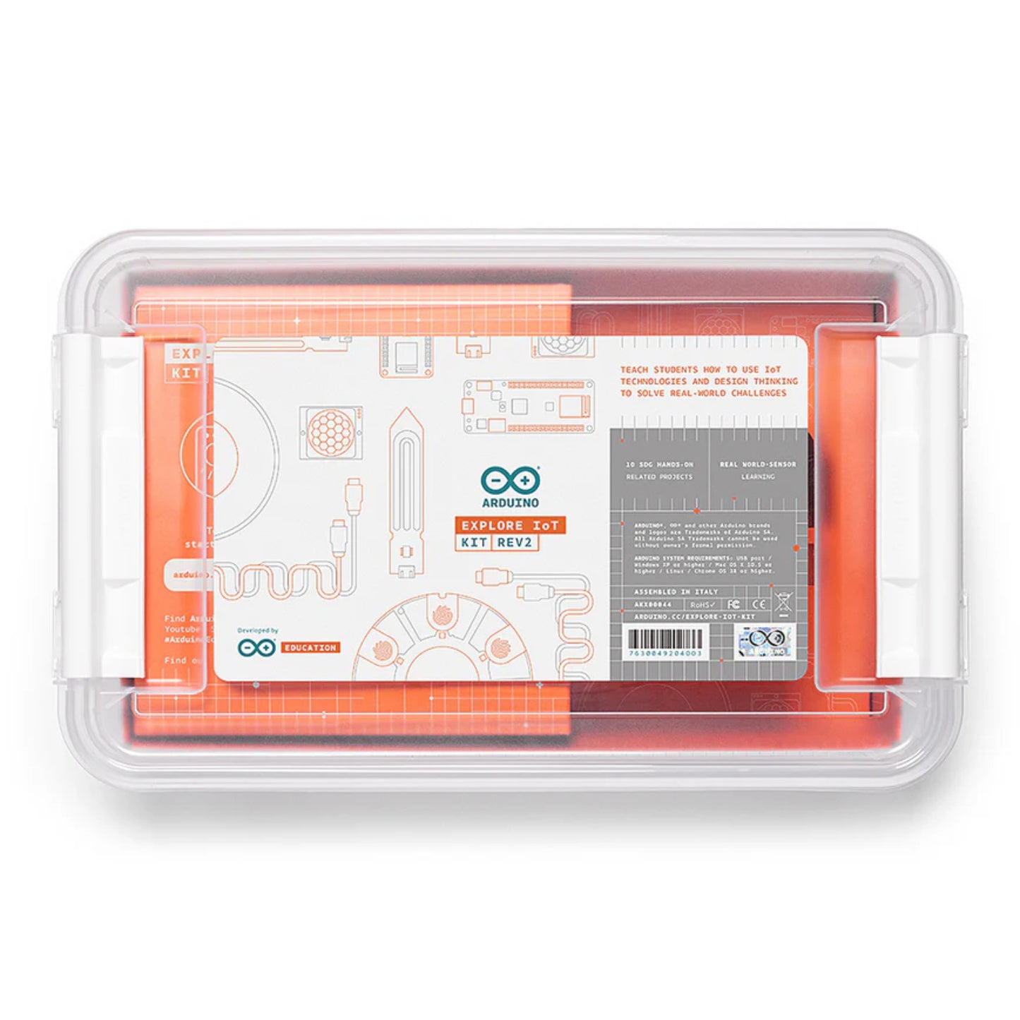 Official Arduino Explore IoT Kit Rev2 with MKR Wi-Fi 1010 Board & 10+ Projects for STEM Education & Makers