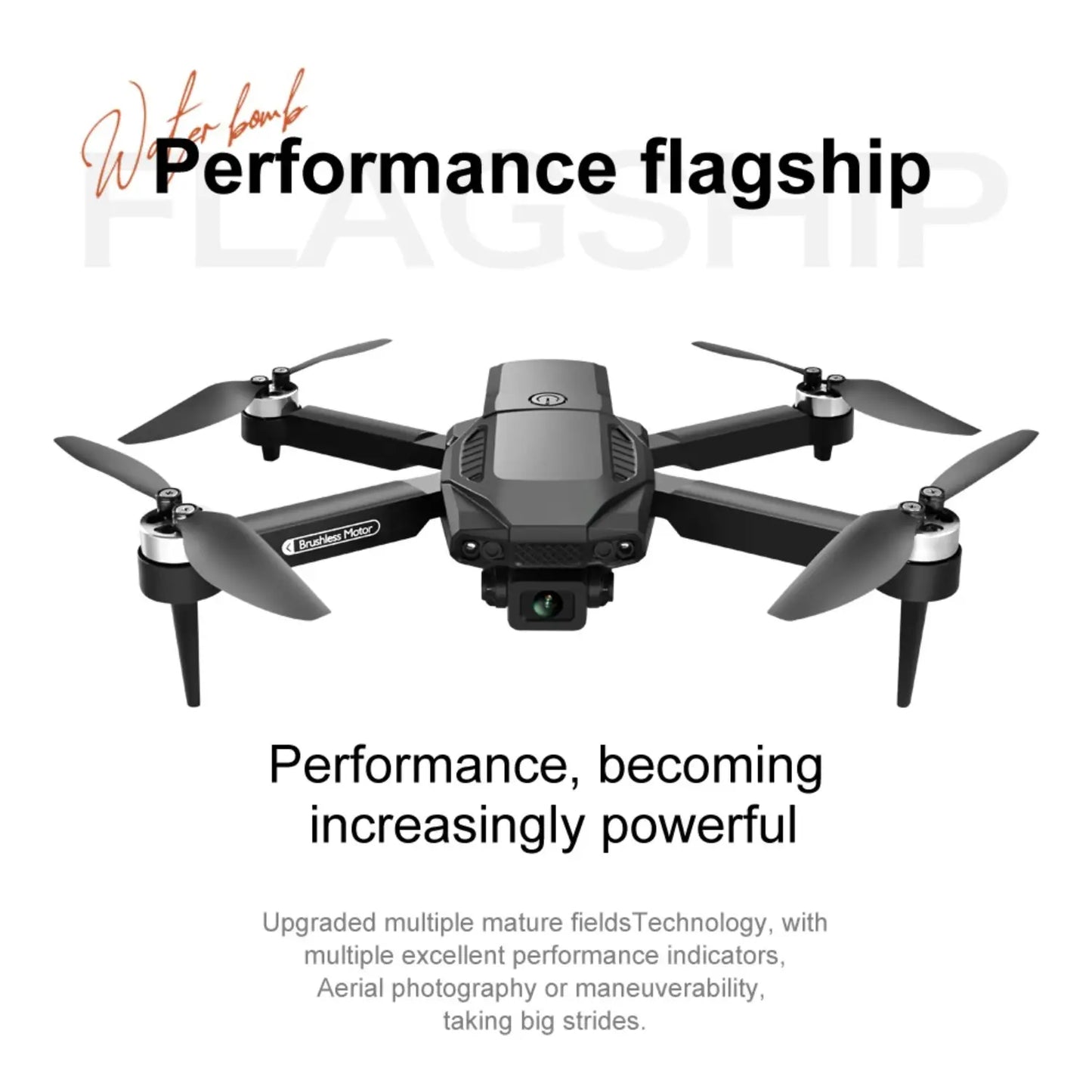 F198 Drone – Dual Camera Brushless Quadcopter with Optical Flow - RS8695