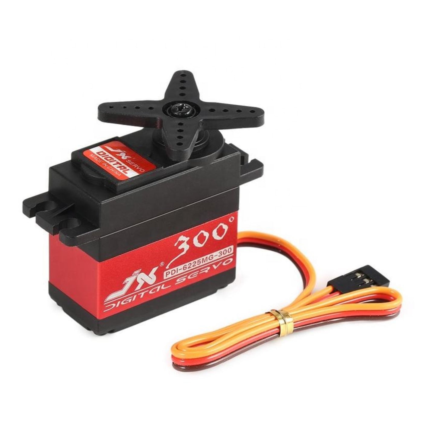 JX Servo PDI-6225MG-300° Digital Servo 25KG High Torque 300° Metal Gear Digital Servo for RC Car, Robotics, and Industrial Use