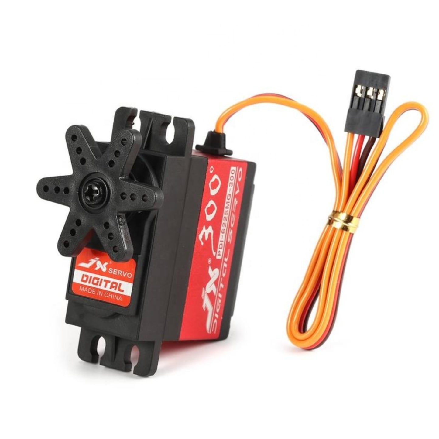 JX Servo PDI-6225MG-300° Digital Servo 25KG High Torque 300° Metal Gear Digital Servo for RC Car, Robotics, and Industrial Use