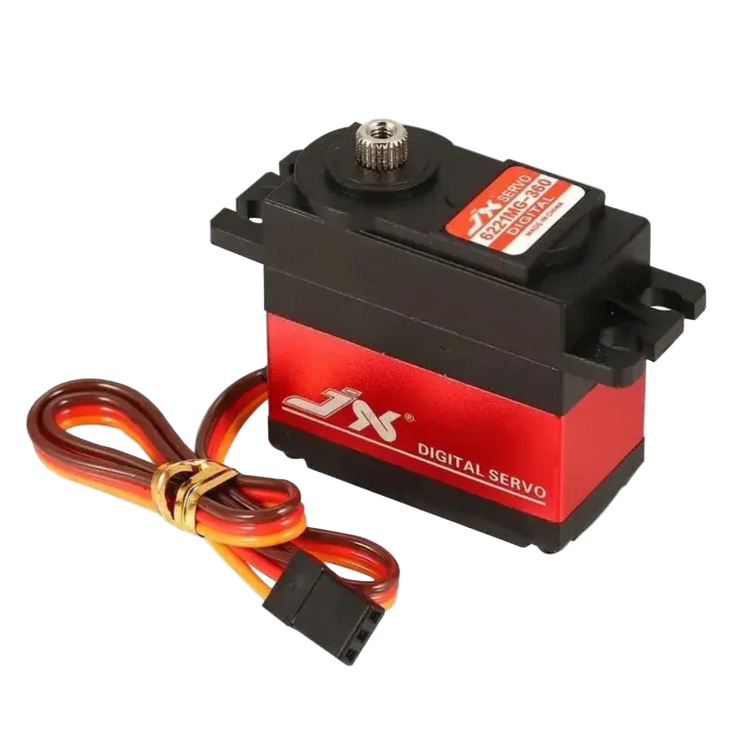 JX Servo PDI-6221MG-360° Continuous Rotation Servo 20KG Torque Digital Metal Gear Servo For Reliable Robotic & Industrial Applications