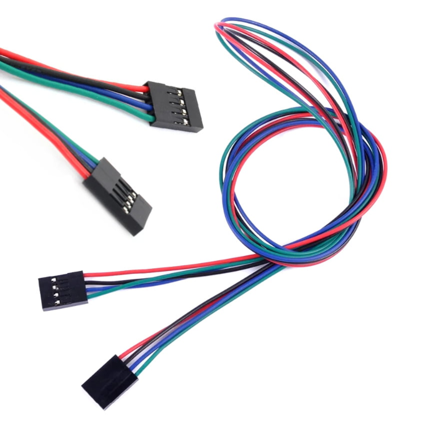 70CM 4 Pin Female to Female Dupont Cable Flexible & Durable 4 Pin Dupont Cable For Connecting 3D Printer Parts - RS4398